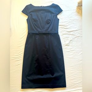 Adrianna Papell Navy Bow Dress size 8